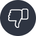 thumbs down icon